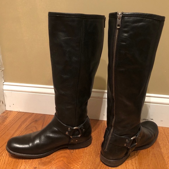 Frye Shoes - Frye Phillip Harness Boot, Tall